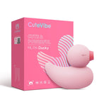 Вакуумний вібратор-качечка CuteVibe Ducky