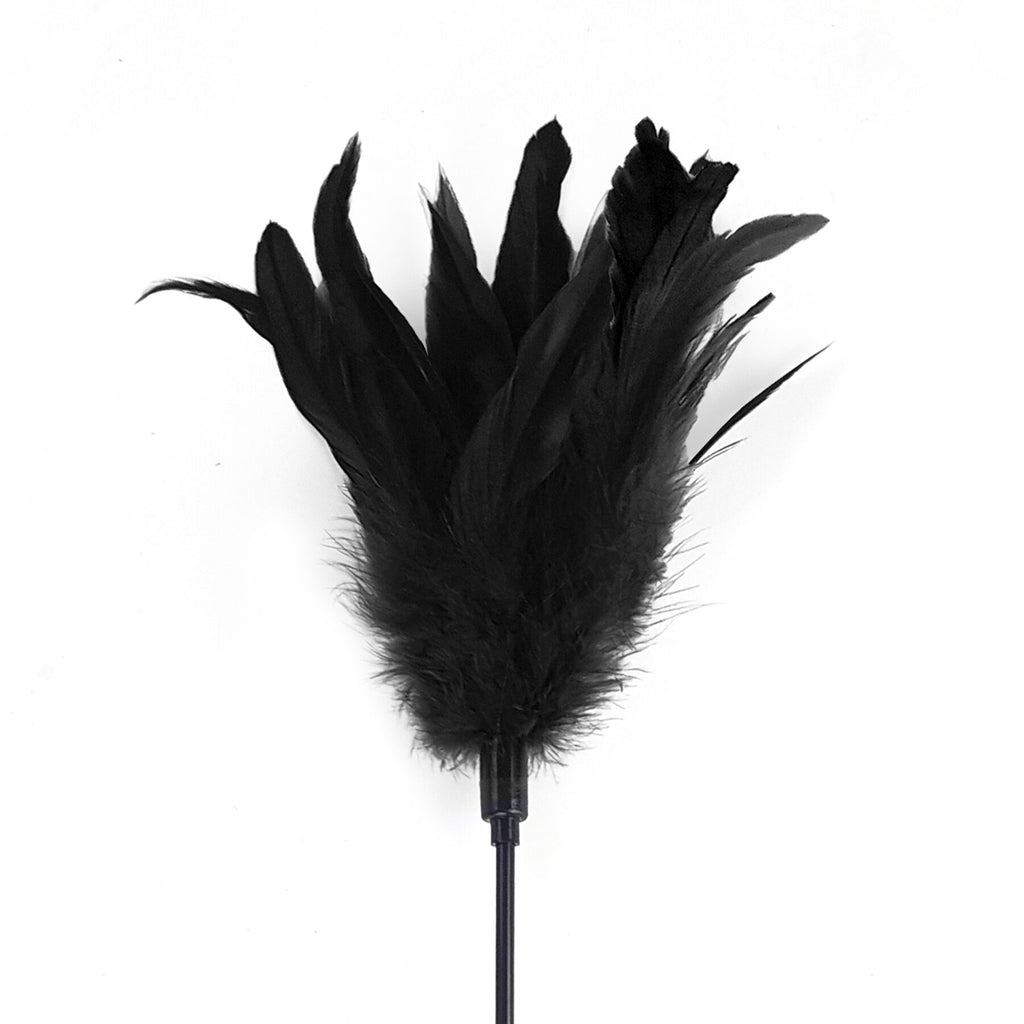 Art of Sex (Україна) Лоскітка з пером півня Art of Sex – Feather Paddle, чорна