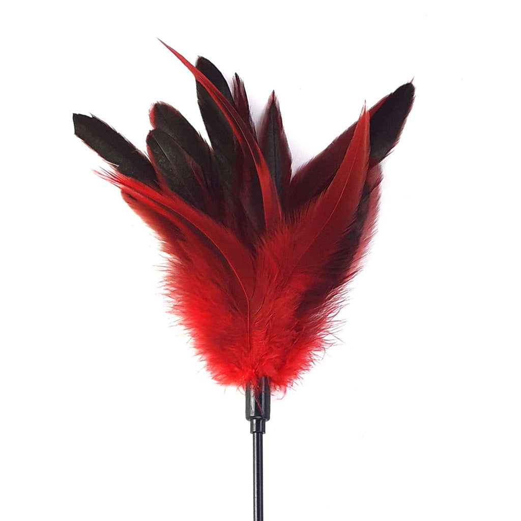 Art of Sex (Україна) Лоскітка з пером півня Art of Sex – Feather Paddle, червона