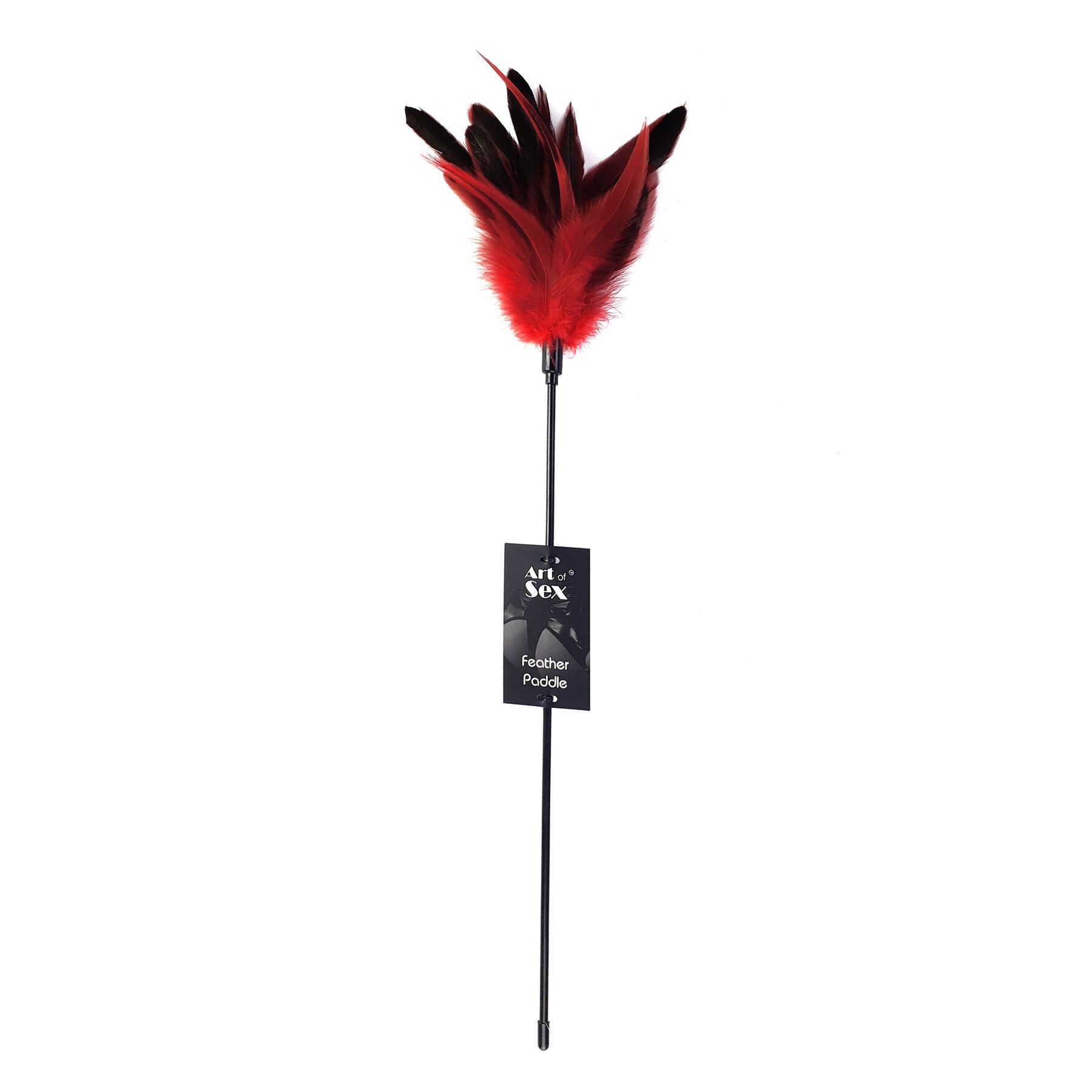 Art of Sex (Україна) Лоскітка з пером півня Art of Sex – Feather Paddle, червона