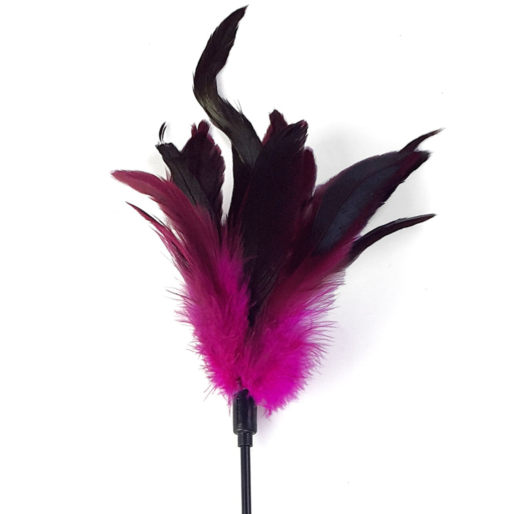 Art of Sex (Україна) Лоскітка з пером півня Art of Sex – Feather Paddle, темно-рожева