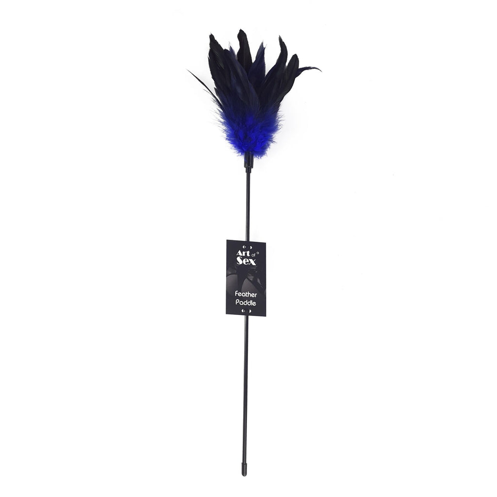 Art of Sex (Україна) Лоскітка з пером півня Art of Sex – Feather Paddle, синя