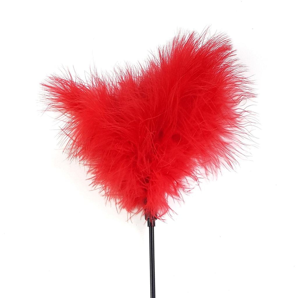 Art of Sex (Україна) Лоскітка з пером індика Art of Sex – Feather Paddle, червона