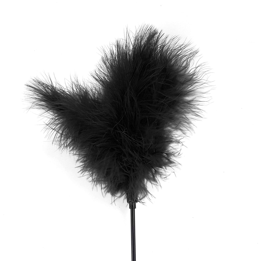 Art of Sex (Україна) Лоскітка з пером індика Art of Sex – Feather Paddle, чорна