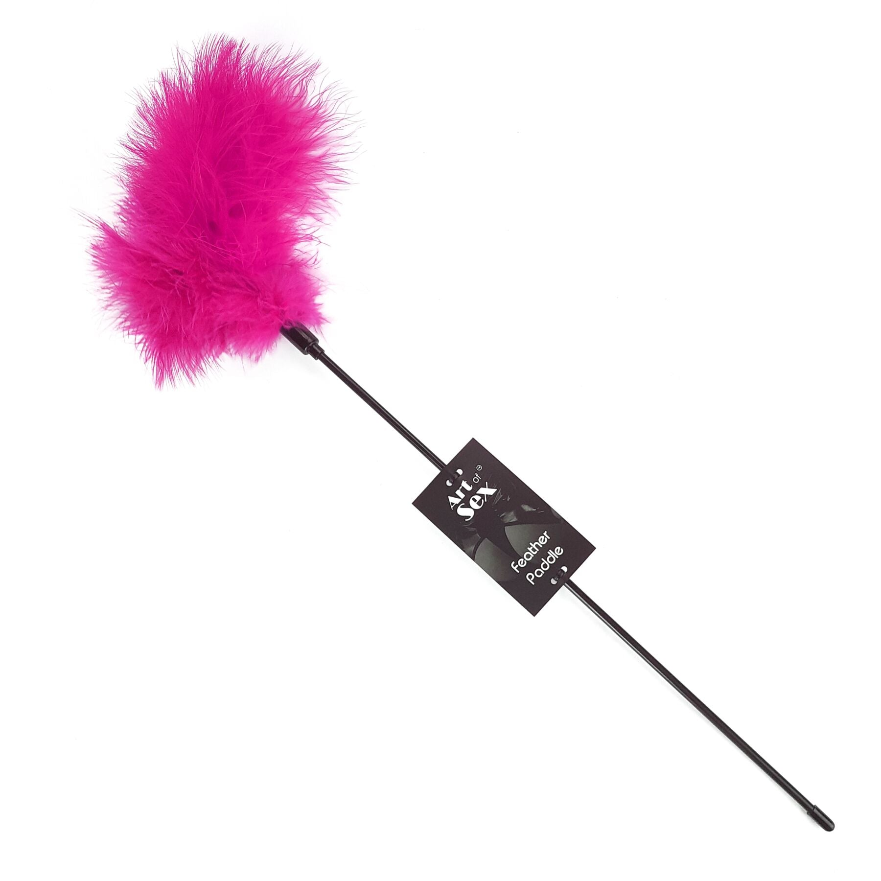 Art of Sex (Україна) Лоскітка з пером індика Art of Sex – Feather Paddle, темно-рожева