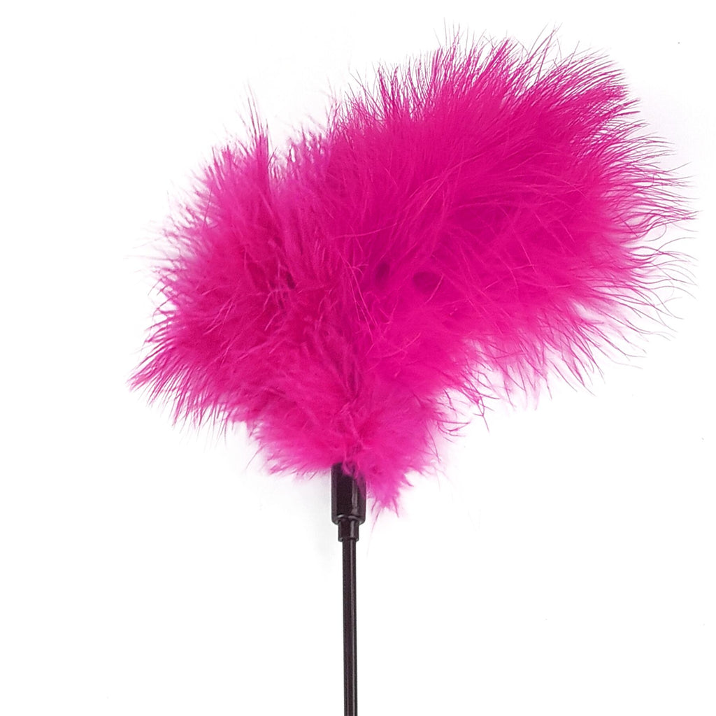 Art of Sex (Україна) Лоскітка з пером індика Art of Sex – Feather Paddle, темно-рожева