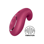 Вібратор Satisfyer Dipping Delight Berry, 2 мотори, гнучкий кінчик