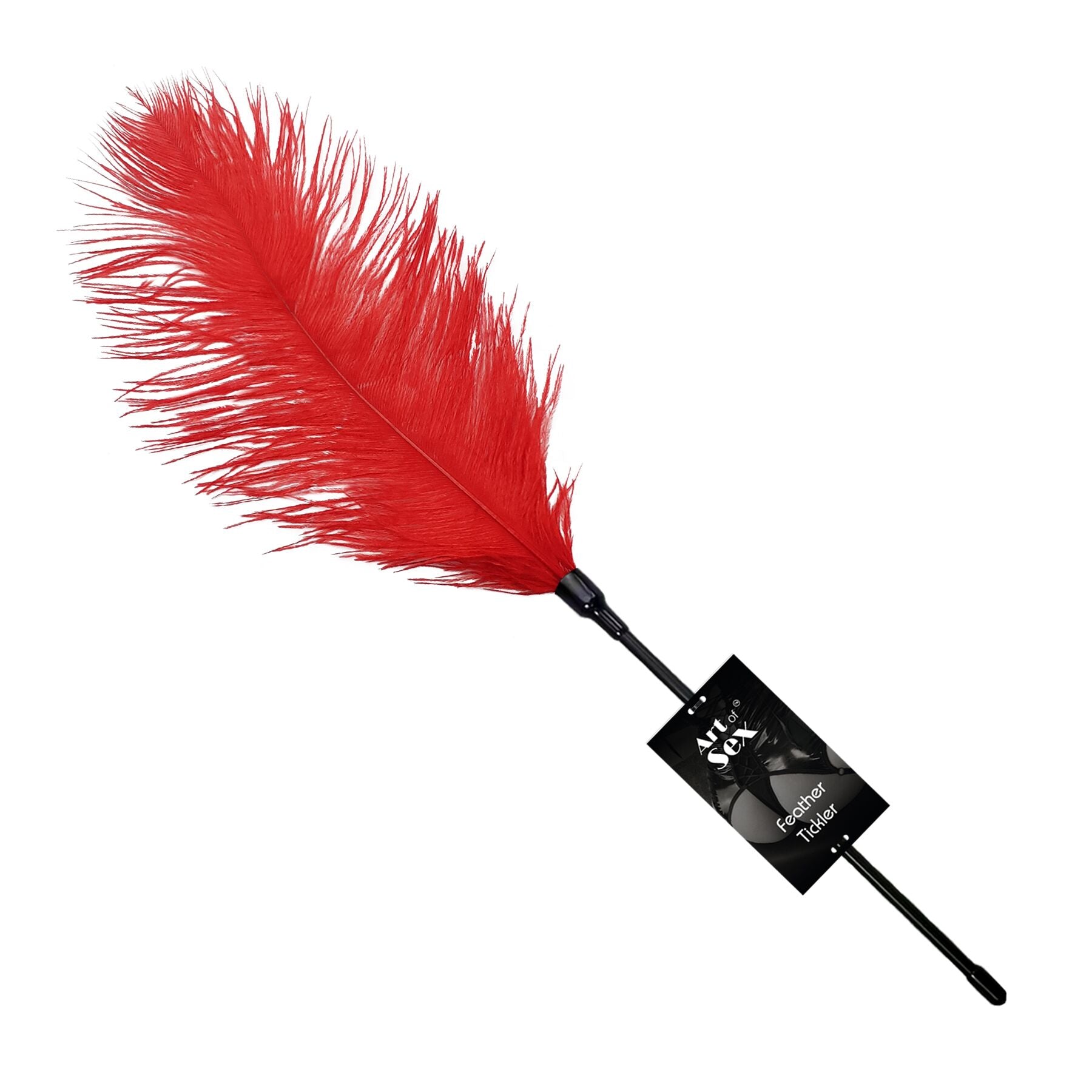 Art of Sex (Україна) Лоскітка зі страусиним пером Art of Sex – Feather Tickler, червона