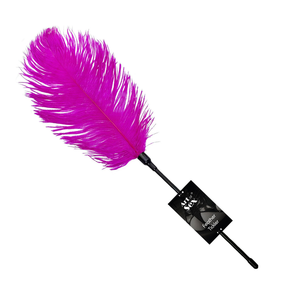 Art of Sex (Україна) Лоскітка зі страусиним пером Art of Sex – Feather Tickler, темно-рожева