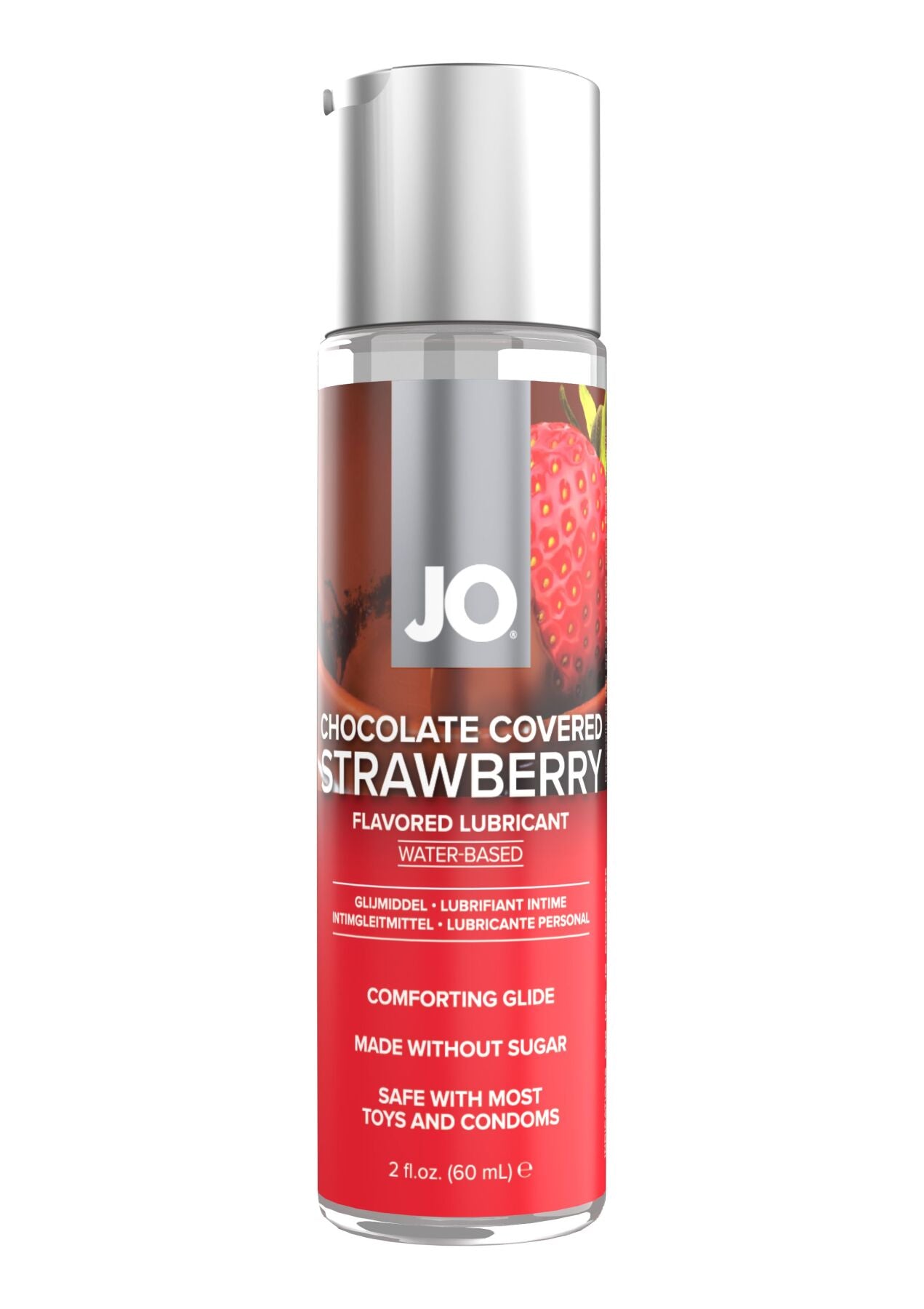 JO (США) Змазка на водній основі JO Chocolate Covered Strawberry (60 мл), без цукру