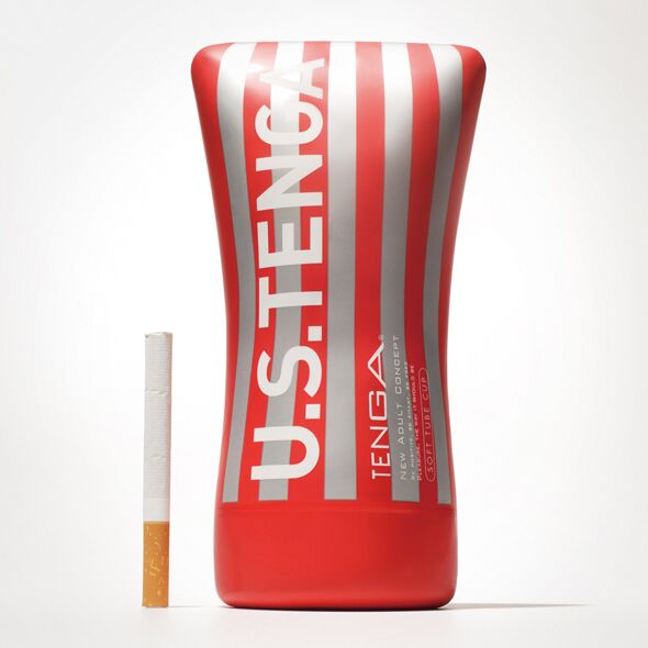 Tenga (Япония) Мастурбатор Tenga US Soft Tube Cup (м’яка подушечка велика), стискальний, суперпотужне всмоктування
