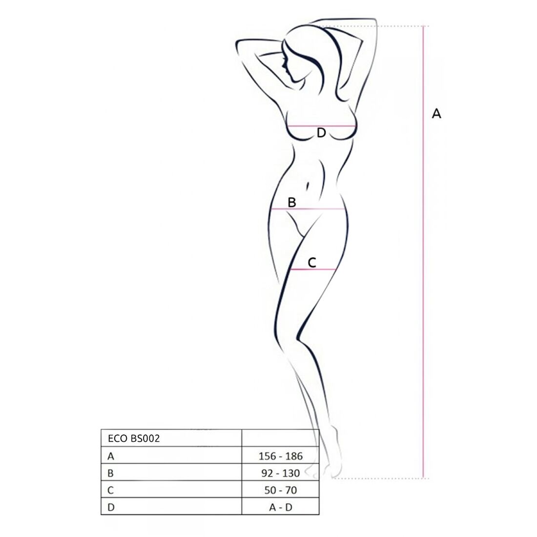 Passion (Польща) Бодістокінг Passion ECO BS002 red, з доступом, імітація підв’язок, абстрактний малюнок