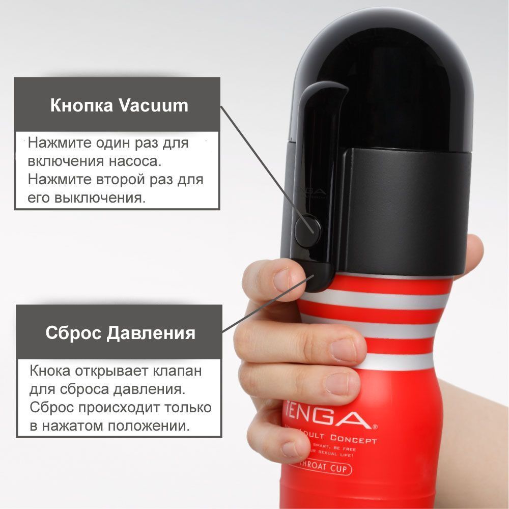 Tenga (Япония) Вакуумна насадка Tenga Vacuum Controller, єдиний, що смокче (без мастурбатора)