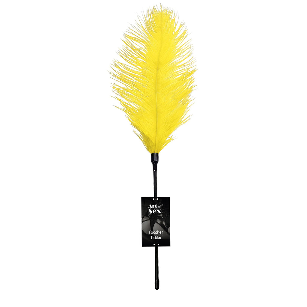 Art of Sex (Україна) Лоскітка зі страусиним пером Art of Sex – Feather Tickler, жовта