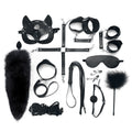 Art of Sex (Україна) Набір BDSM Art Of Sex – Maxi BDSM Set Leather, 13 предметів, чорний, натуральна шкіра