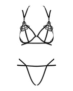 Еротичний комплект зі стреп Obsessive Badossa 2-pcs set, з доступом