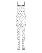 Бодістокінг з великим вічком і відкритими грудьми Obsessive Bodystocking N102 S/M/L, чорний