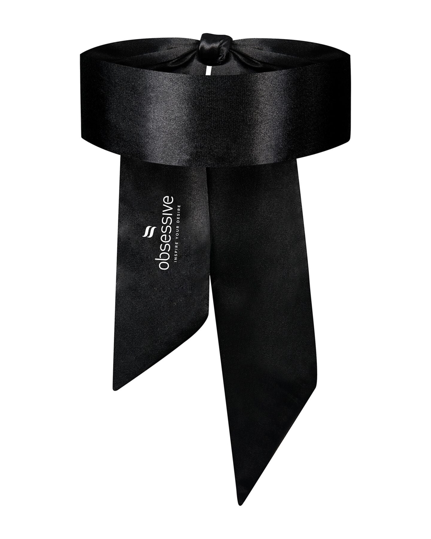 Obsessive (Польща) Атласна пов’язка маска Obsessive Blindfold black One size, чорна