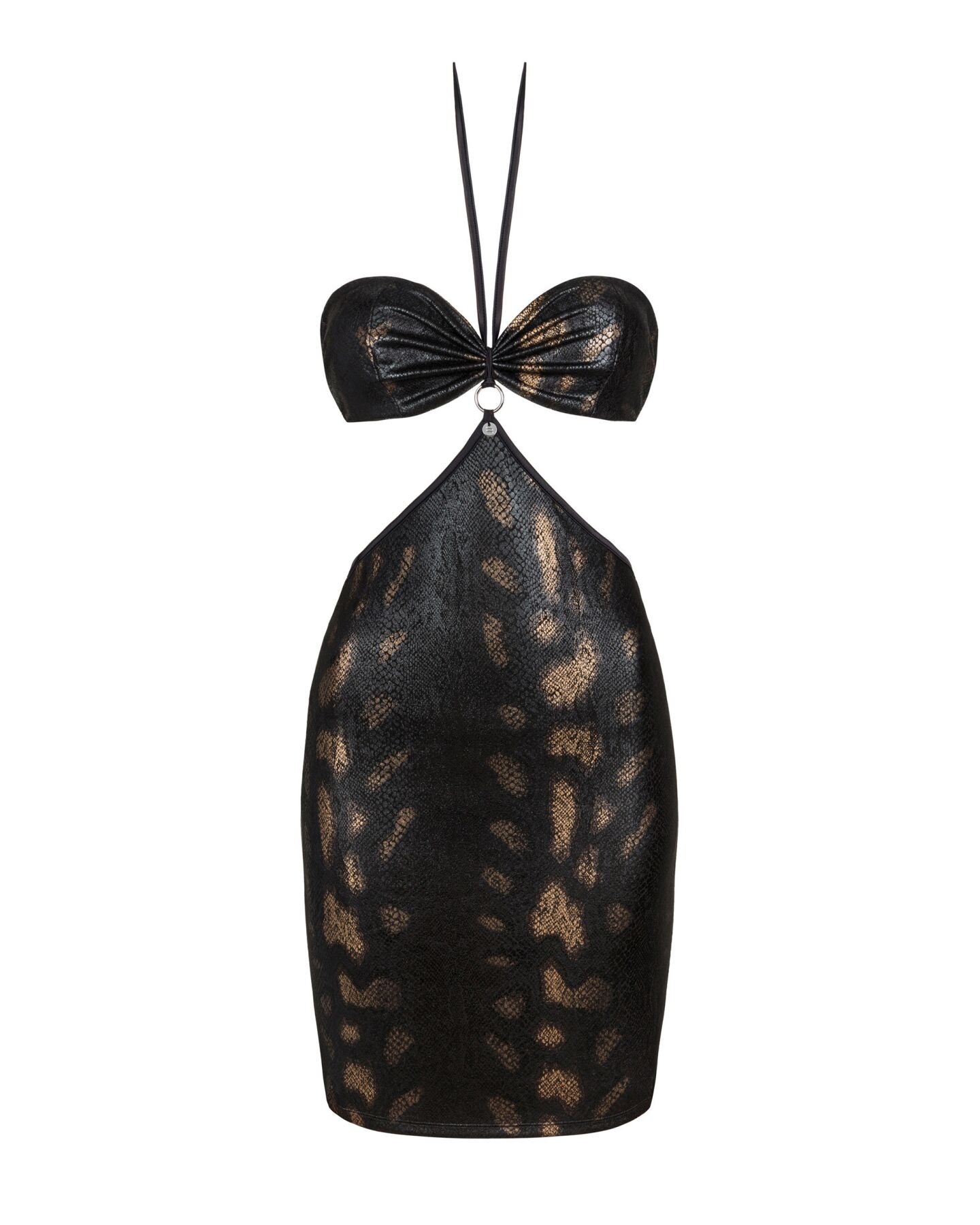 Obsessive (Польща) Сукня під зміїну шкіру Obsessive Vivianty dress M/L, чорна