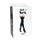 Сексуальні вінілові панчохи Art of Sex - Lora, розмір, колір