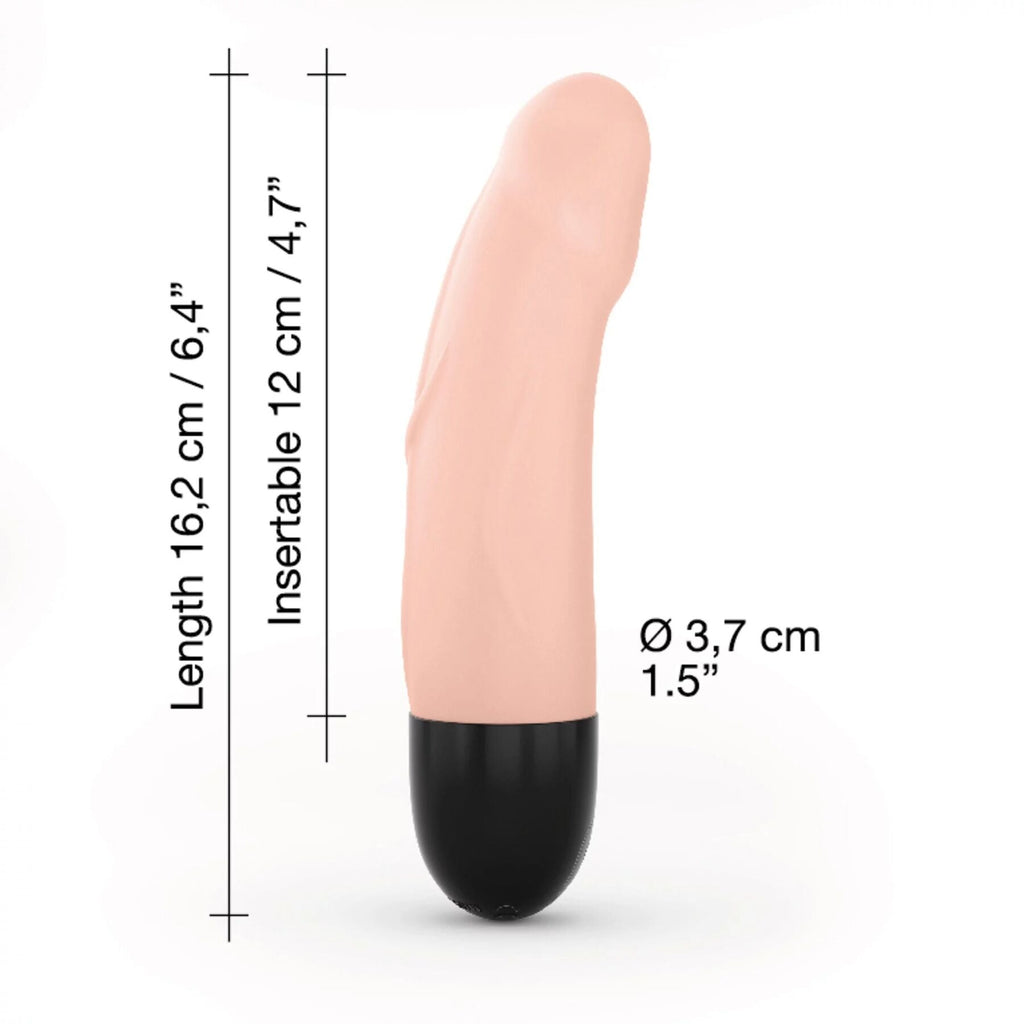 Вібратор Dorcel Real Vibration S Flesh 2.0, діаметр 3,7см, перезаряджається, для