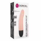 Вібратор Dorcel Real Vibration S Flesh 2.0, діаметр 3,7см, перезаряджається, для