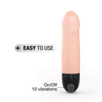 Вібратор Dorcel Real Vibration S Flesh 2.0, діаметр 3,7см, перезаряджається, для