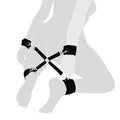 Art of Sex (Україна) Хрестовина з натуральної шкіри Art of Sex – 4 Way Connector, чорний