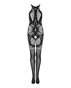 Сітчастий бодістокінг без рукавів Obsessive Bodystocking G331 S/M/L, black, з доступом