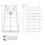 Еротичний костюм медсестри Obsessive Emergency dress S/M, white, сукня, стринги, рукавички, чепчик, стетоскоп