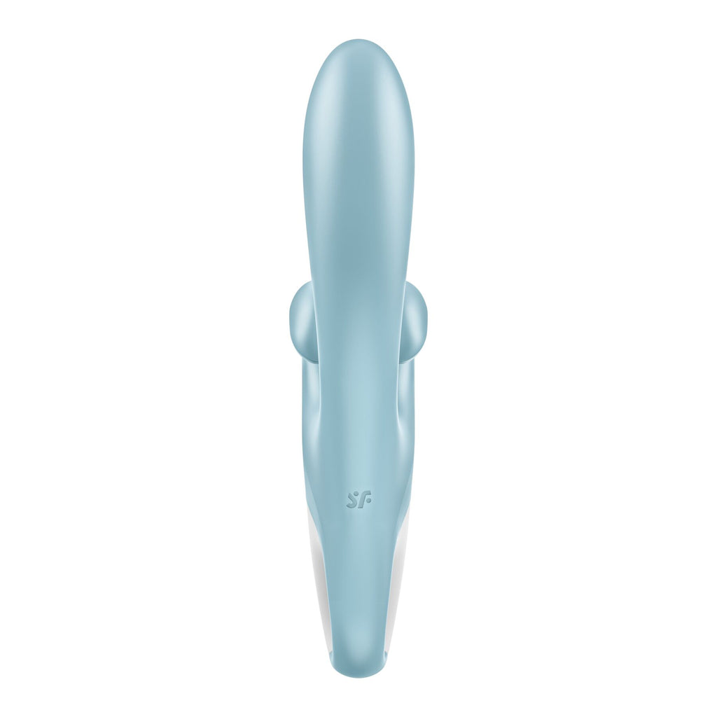 Вібратор-кролик Satisfyer Touch Me Blue, подвійний відросток, 3 потужні мотори