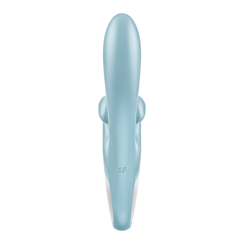 Вібратор-кролик Satisfyer Touch Me Blue, подвійний відросток, 3 потужні мотори
