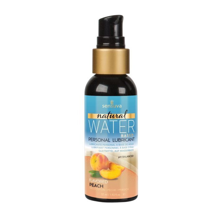 Sensuva (США) Змазка на водній основі Sensuva Natural Water-Based Peach (57мл) без гліцерину та парабенів