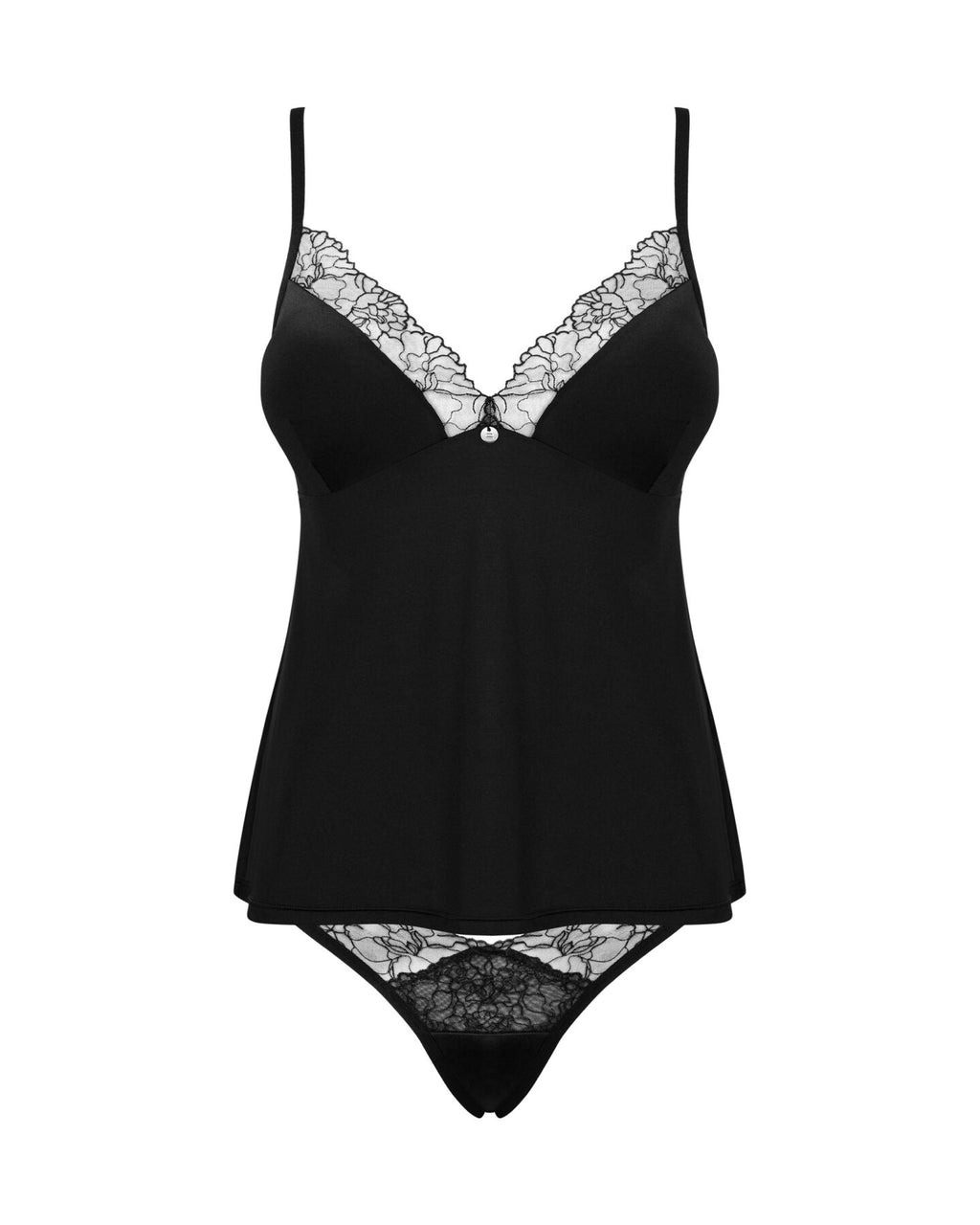 Obsessive (Польща) Топ та трусики Obsessive Bella Rou top & panties M/L, топ, трусики