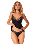 Obsessive (Польща) Топ та трусики Obsessive Bella Rou top & panties XL/2XL, топ, трусики