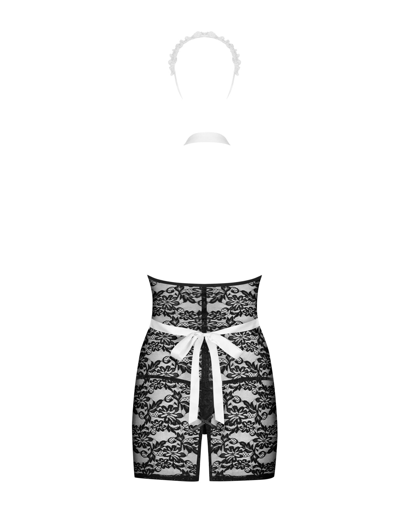 Obsessive (Польща) Еротичний костюм покоївки Obsessive Servgirl costume S/M, халат, стрінги, фартух, обруч