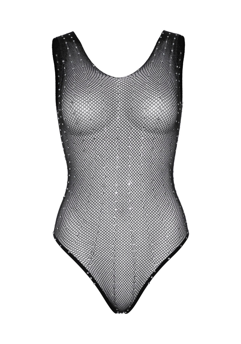 Leg Avenue (США) Leg Avenue Rhinestone fishnet bodysuit OS Black