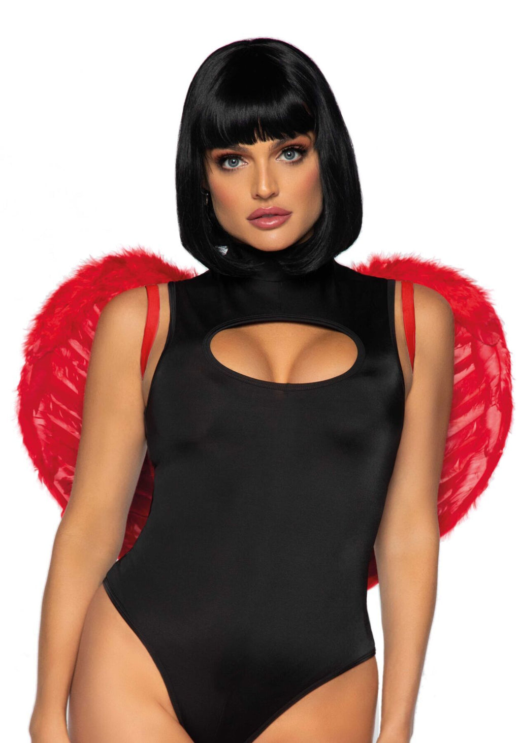Leg Avenue (США) Крила дияволиці Leg Avenue devil wings Red, справжнє пір’я