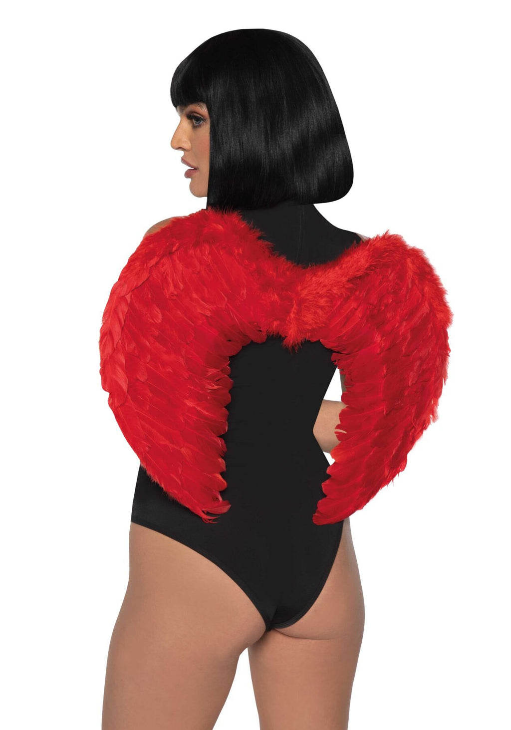 Leg Avenue (США) Крила дияволиці Leg Avenue devil wings Red, справжнє пір’я