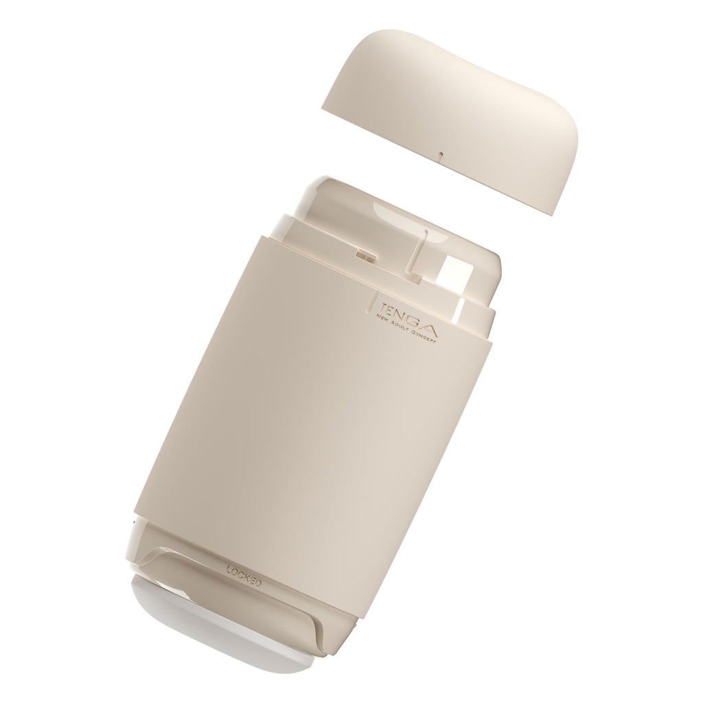 Tenga (Япония) Мастурбатор TENGA PUFFY LATTE BROWN, ультрам’який матеріал, багаторазовий, наскрізний