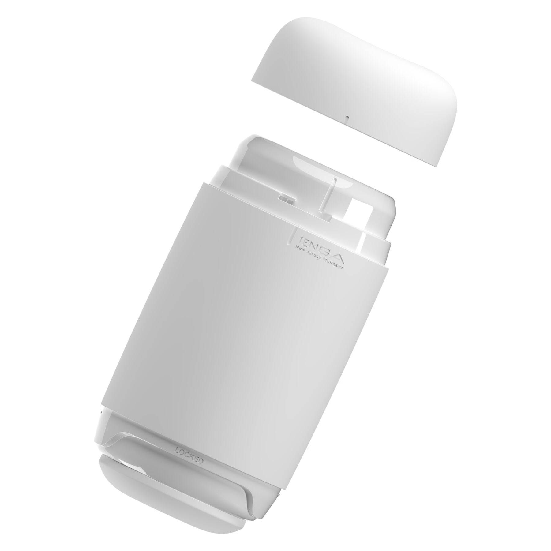 Tenga (Япония) Мастурбатор TENGA PUFFY SUGAR WHITE, ультрам’який матеріал, багаторазовий, наскрізний