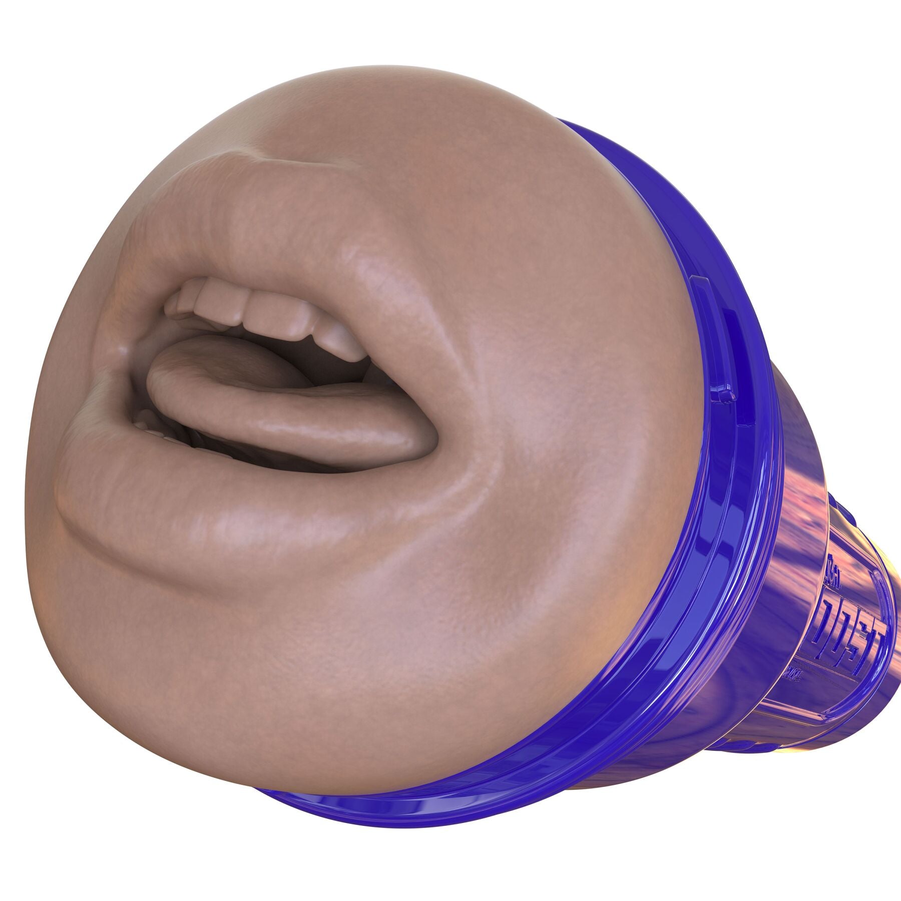 Fleshlight (США) Мастурбатор-ротик Fleshlight Boost Blow Light Medium Flesh, плаваючі кільця Turbo Tech