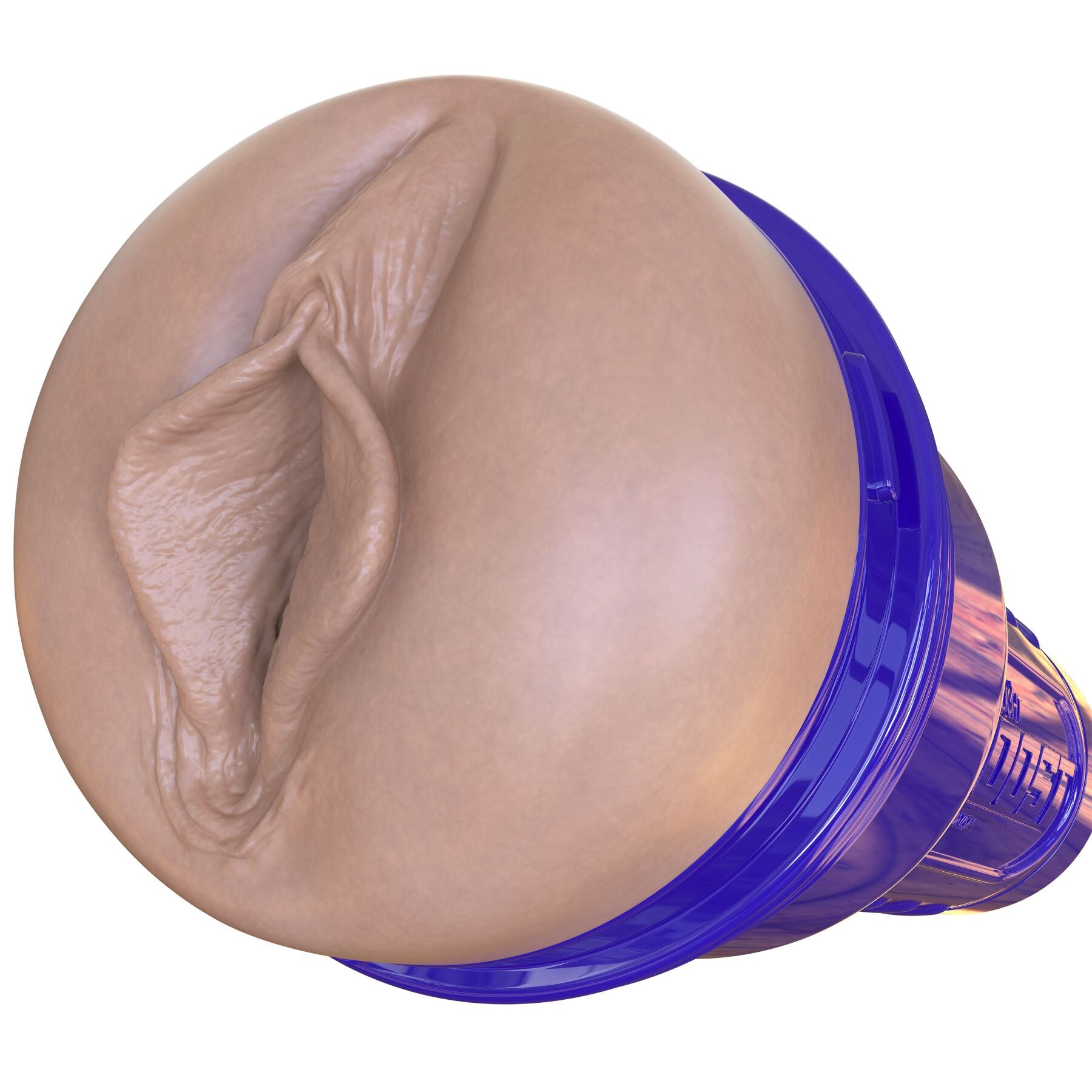 Fleshlight (США) Мастурбатор-вагіна Fleshlight Boost Bang Light Medium Flesh, плаваючі кільця Turbo Tech