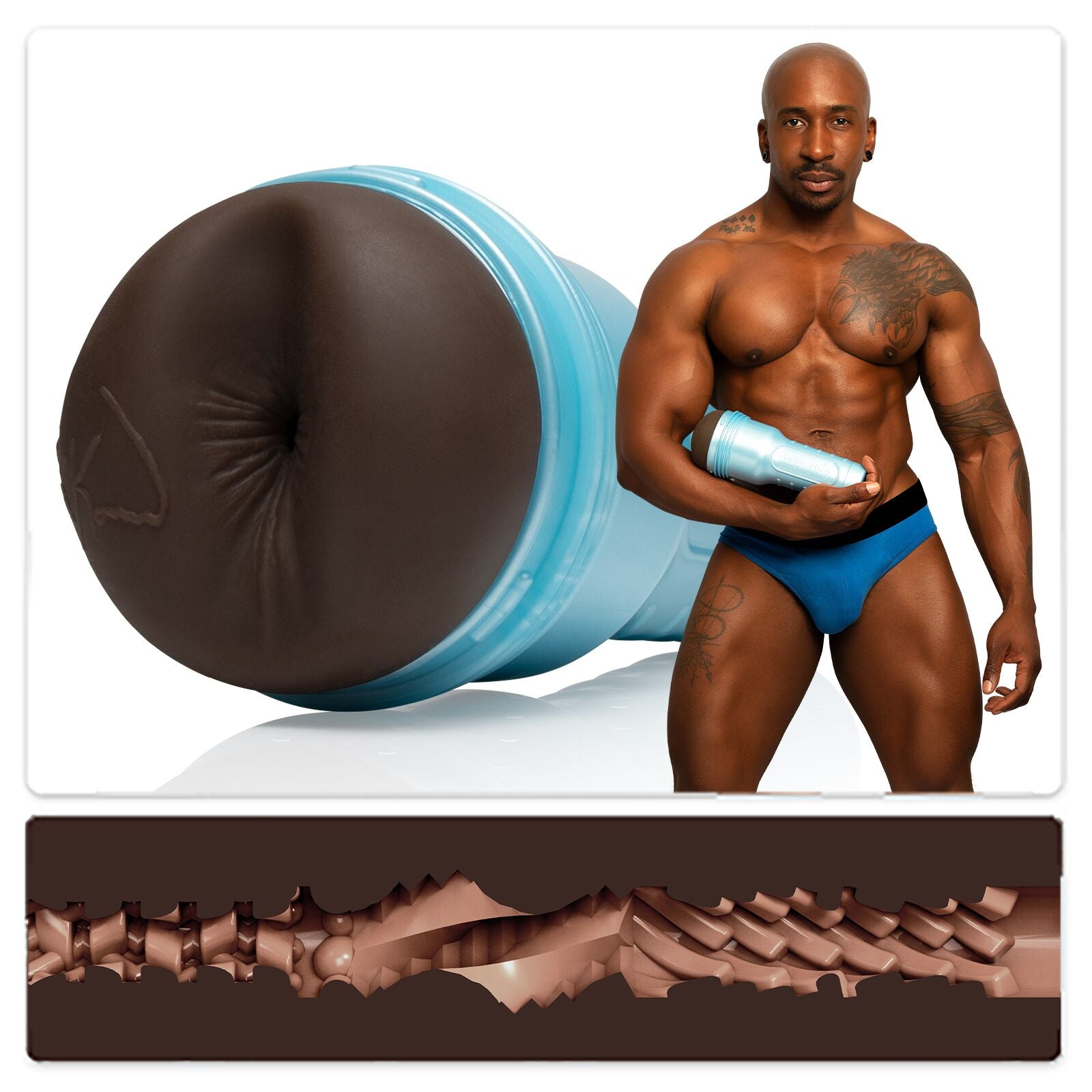 Fleshlight (США) Мастурбатор-дупка Fleshjack Boys: Max Konnor Overdrive
