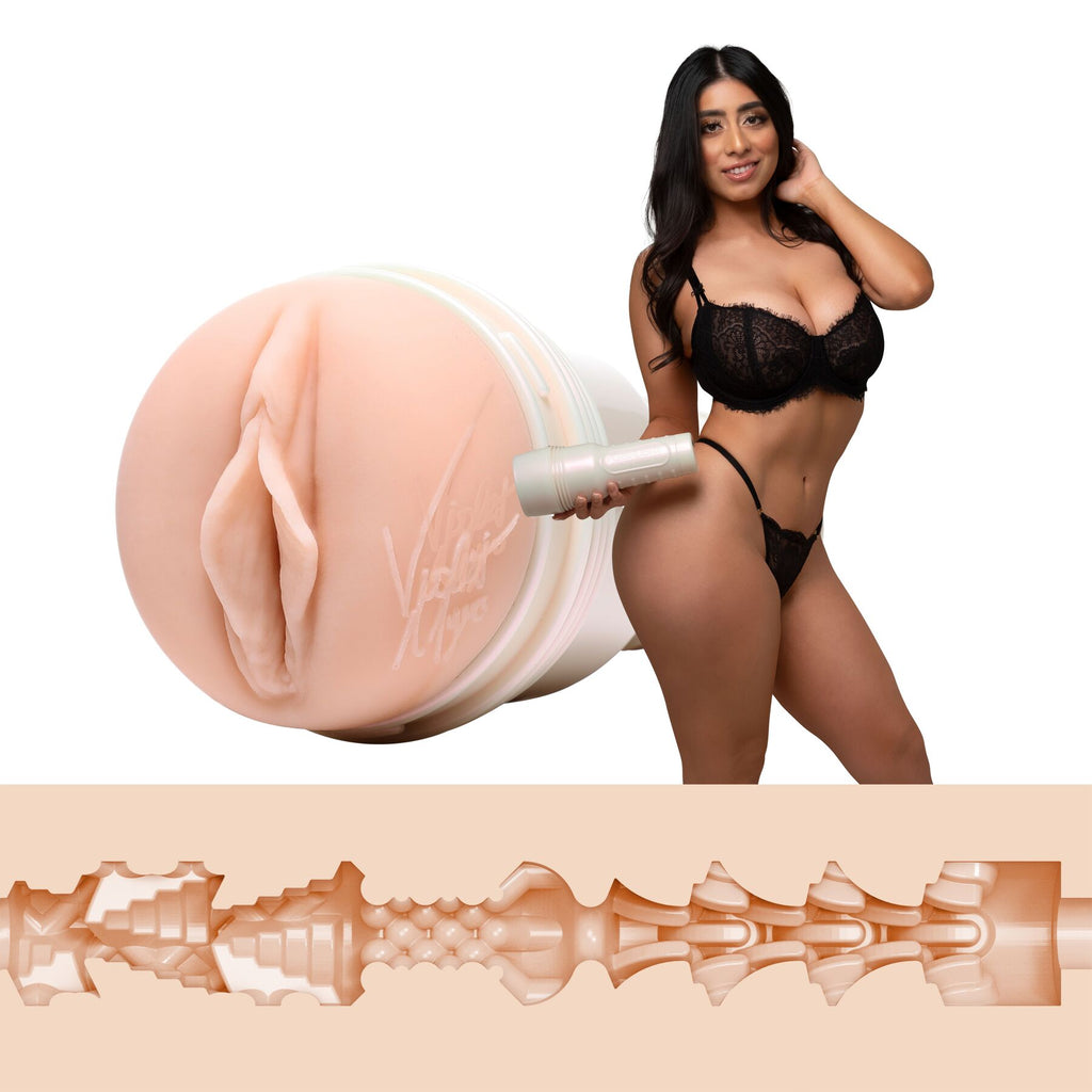 Fleshlight (США) Мастурбатор Fleshlight Girls: Violet Myers – Waifu, зі зліпка вагіни, дуже ніжний