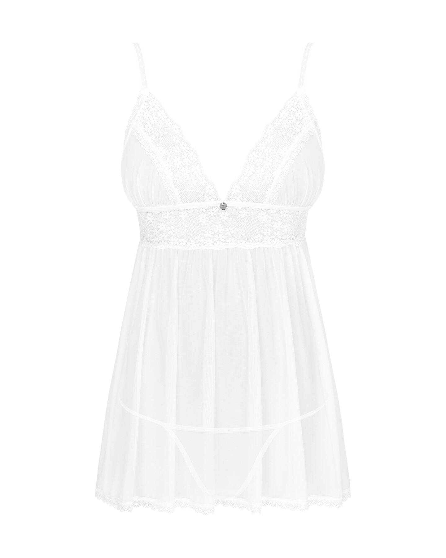 Obsessive (Польща) Пеньюар і трусики Obsessive Heavenlly babydoll & thong XS/S