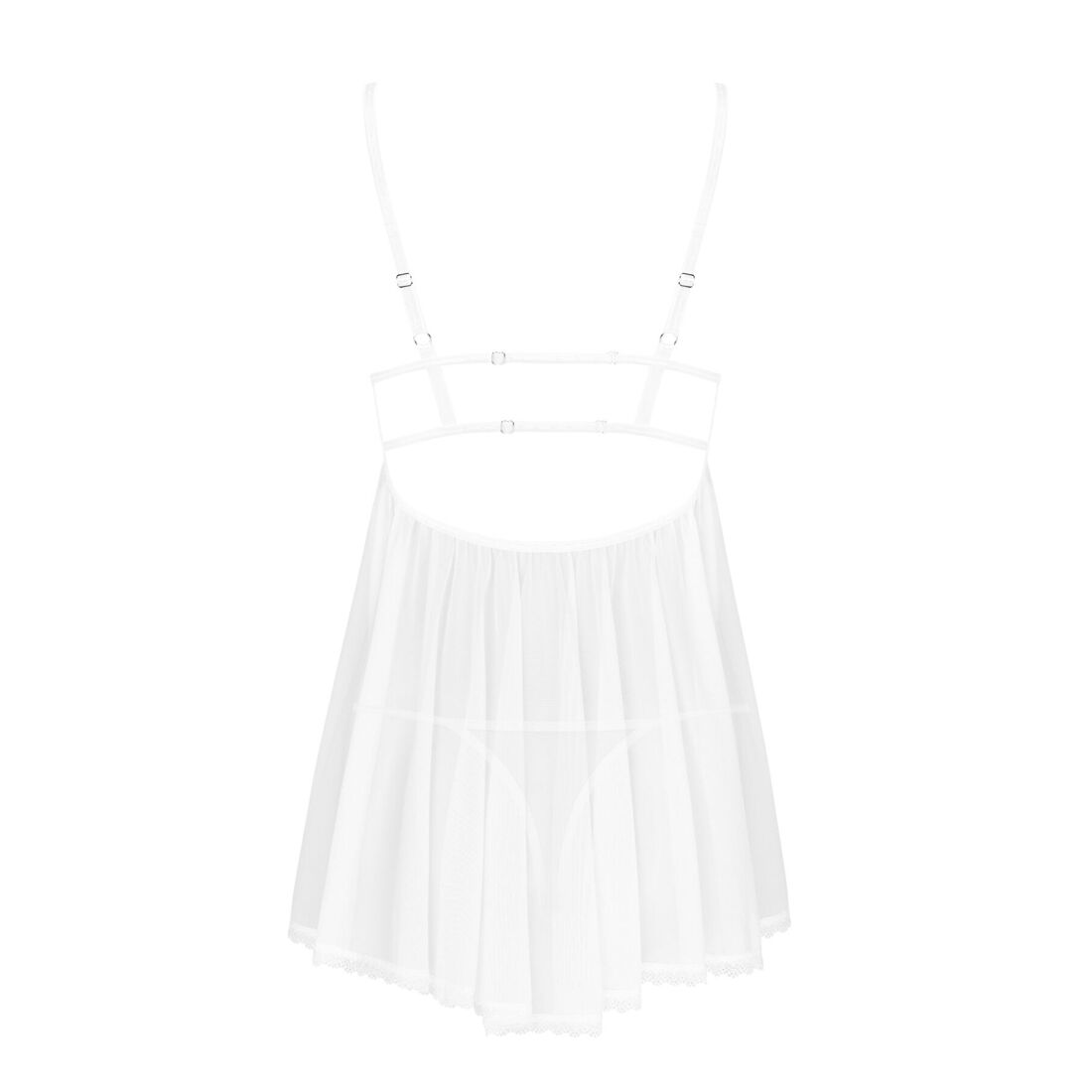 Obsessive (Польща) Пеньюар і трусики Obsessive Heavenlly babydoll & thong M/L