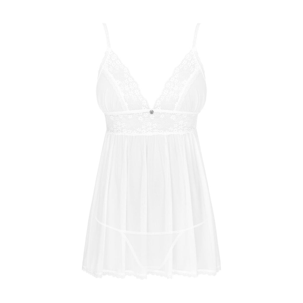 Obsessive (Польща) Пеньюар і трусики Obsessive Heavenlly babydoll & thong XL/2XL