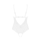 Еротичне напівпрозоре боді Obsessive Heavenlly crotchless teddy, з доступом