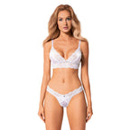 Еротичний комплект Obsessive Heavenlly 2-pcs set, бюстгальтер і танга